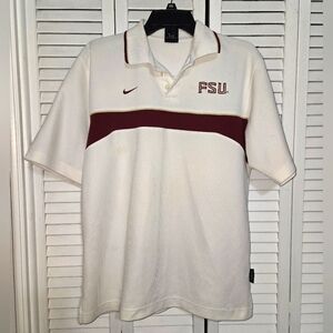 Nike FSU Men's S Dri-fit Polo Shirt Vintage